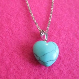 Gemstone Heart Blue