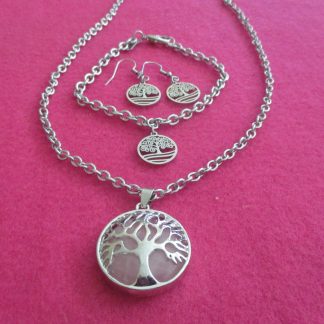 tree of life pink gemstone